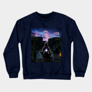 One With the Universe Crewneck Sweatshirt